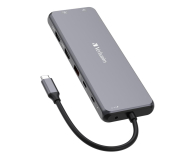 VERBATIM USB-C - 3xUSB 3.2, 2xUSB-C PD, 2xHDMI, DP, RJ45, Audio 32153 - 1236401 - zdjęcie 2